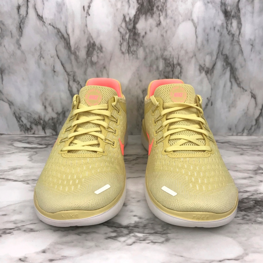 NEW Nike Free Run 2018 Summer Lemon Wash - Picture 2 of 7